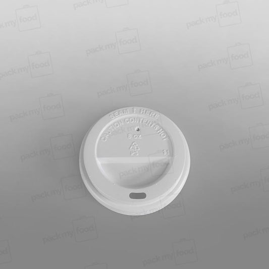Solo Plastic Lid Sip Thru White