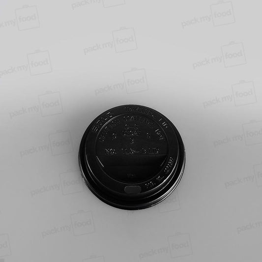 Solo Plastic Lid Sip Thru Black - 10oz