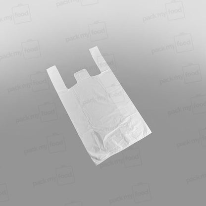 White Plastic Vest Carrier Bag