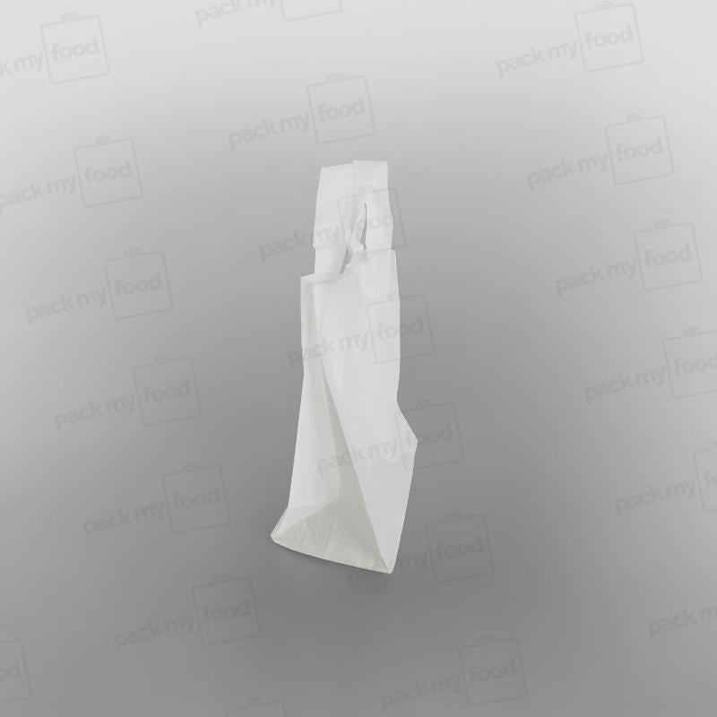 SOS White Plastic Carrier Bag