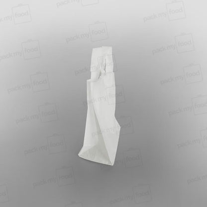 SOS White Plastic Carrier Bag