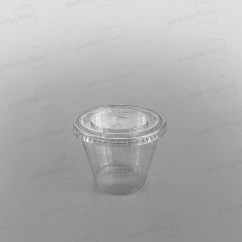 Solo Plastic Clear Cup, Squat - 9oz [266ml]