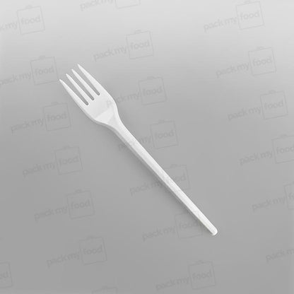 Plastic White Economy Forks