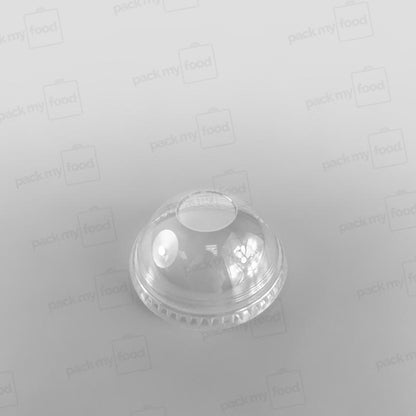 Somoplast Clear Domed Lid Closed/No Hole