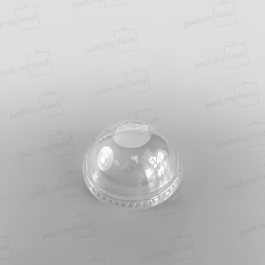 Somoplast Clear Domed Lid Closed/No Hole
