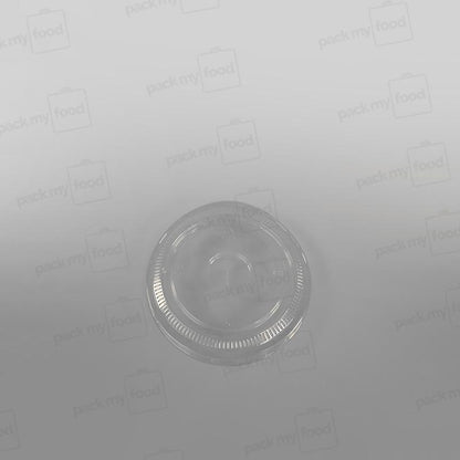 Recycled Plastic Flat Lid With Straw Slot To Fit 12oz Cup PLC11G