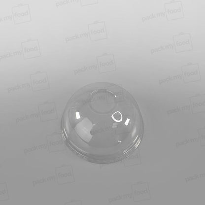 Recycled Plastic Domed Lid With Hole To Fit 16-20oz Cups PLC12G, PLC13G