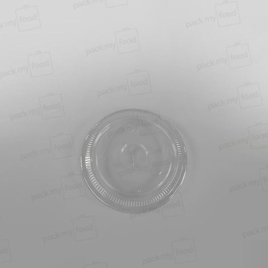 Recycled Plastic Flat Lid With Straw Slot To Fit 16-20oz Cups PLC12G, PLC13G