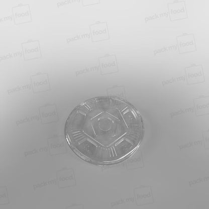 Dispo PLA Straw Slot Flat Lid To Fit Dispo PLA Smoothie Cups [9-20oz]