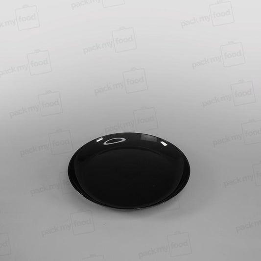 Plastic Round Black Plates