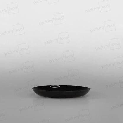 Plastic Round Black Plates