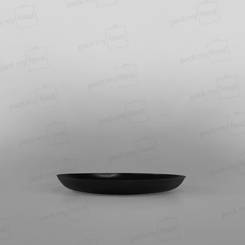 Plastic Round Black Plates