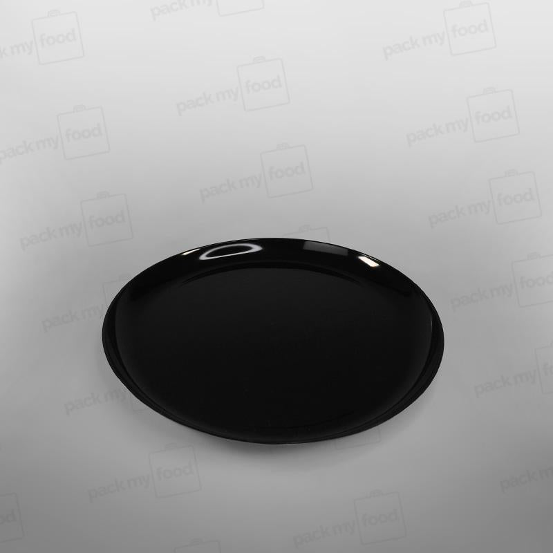 Plastic Round Black Plates