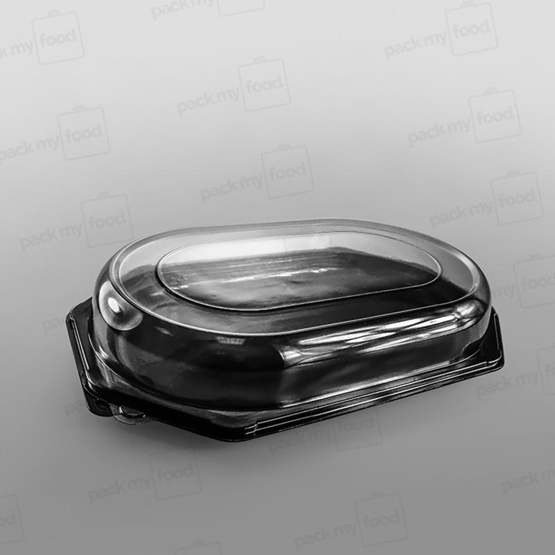 Octagonal Black Plastic Platter Base