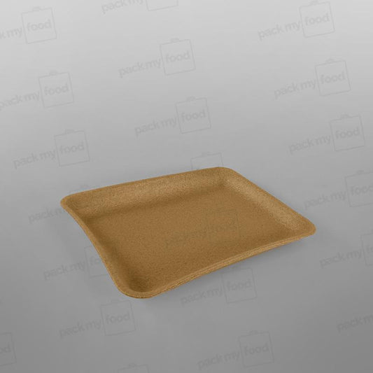 Linpac Infinity Tray Brown - 265 x 190 x 27mm