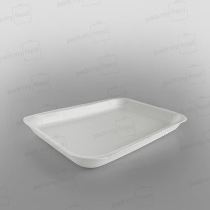 Middlewich [D18] Polystyrene White Tray [265x189x20mm]