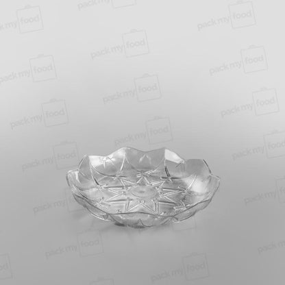 Plastic Round Tray Clear