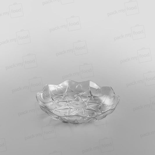 Plastic Round Tray Clear