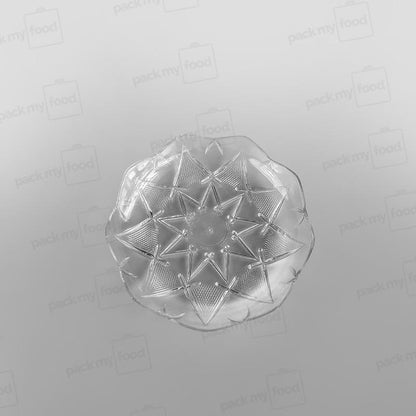Plastic Round Tray Clear