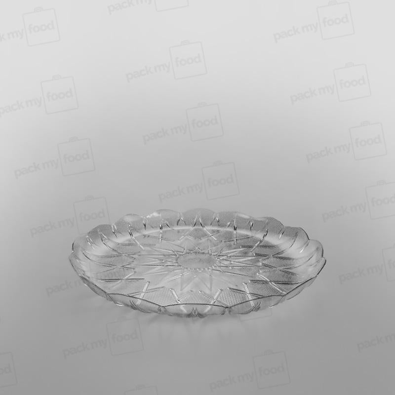 Plastic Round Tray Clear