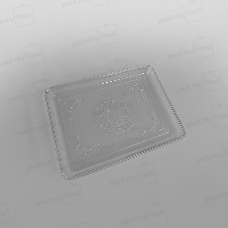 Plastic Rectangular Tray Clear