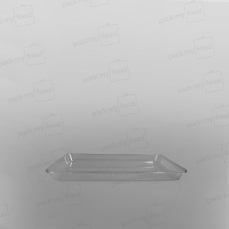 Plastic Rectangular Tray Clear