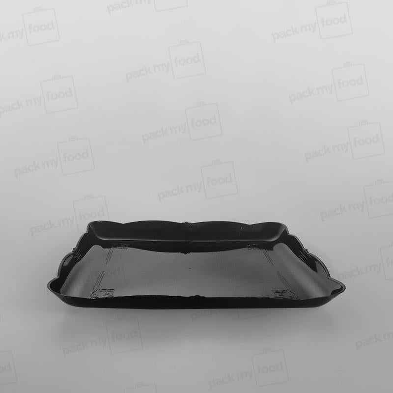 Plastic Presentation Trays Tulip Black