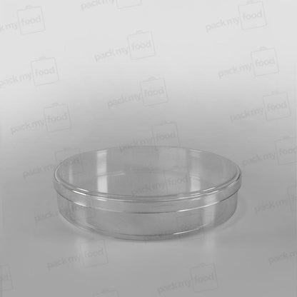Clear Round Plastic Dessert/ Biscuit Presentation Box