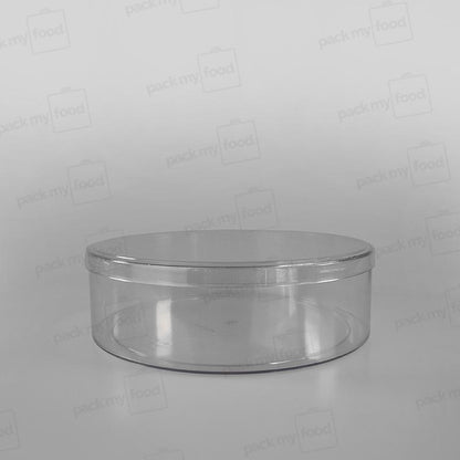 Clear Round Plastic Dessert/ Biscuit Presentation Box