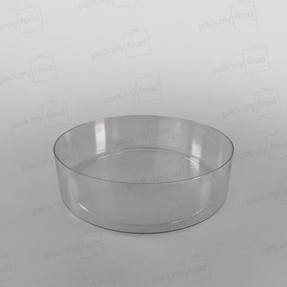 Clear Round Plastic Dessert/ Biscuit Presentation Box