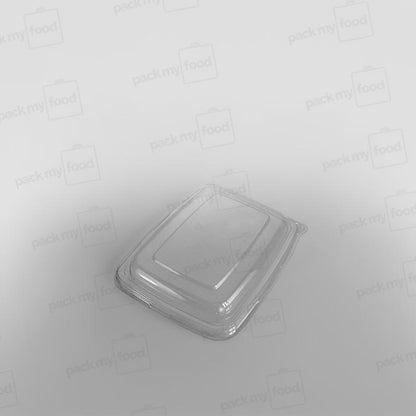 Sabert rPET Lid For Rectangular Pulp Containers