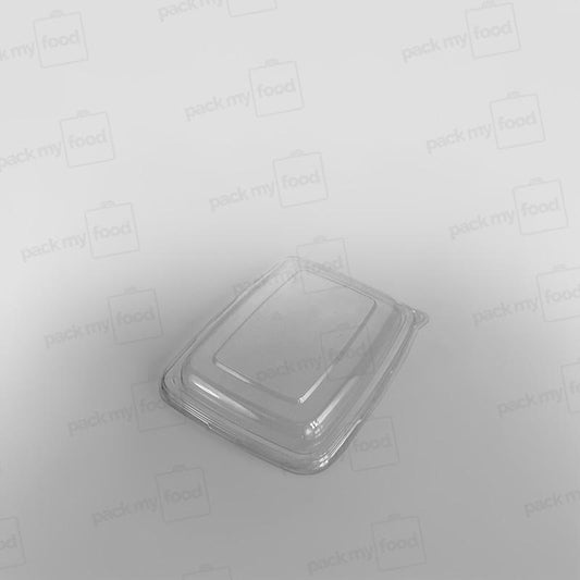 Sabert rPET Lid For Rectangular Pulp Containers
