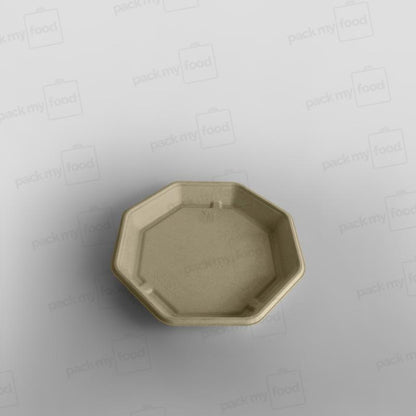 Sabert Octagonal Pulp Plate - 830ml