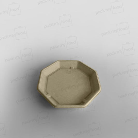 Sabert Octagonal Pulp Plate - 830ml