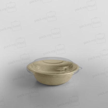 Sabert Domed rPET Lids For Wide Round Pulp Bowls