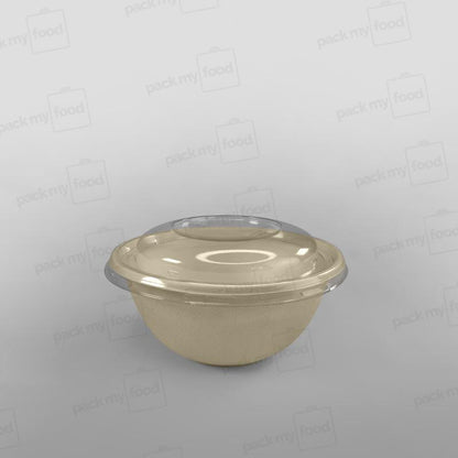 Sabert rPET Lid For Round Pulp Buddha/ Poke Bowl