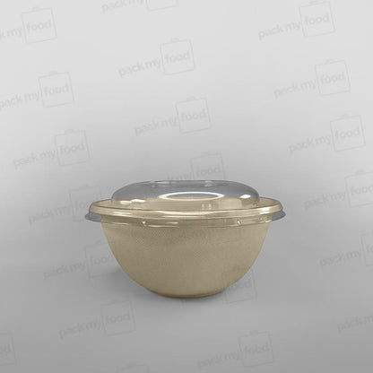Sabert rPET Lid For Round Pulp Buddha/ Poke Bowl