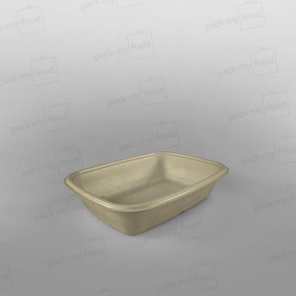 Sabert PLA Lined Rectangular Pulp Tray [PUL48632PLA] [825ml]