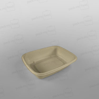 Sabert PLA Lined Rectangular Pulp Tray [PUL48632PLA] [825ml]