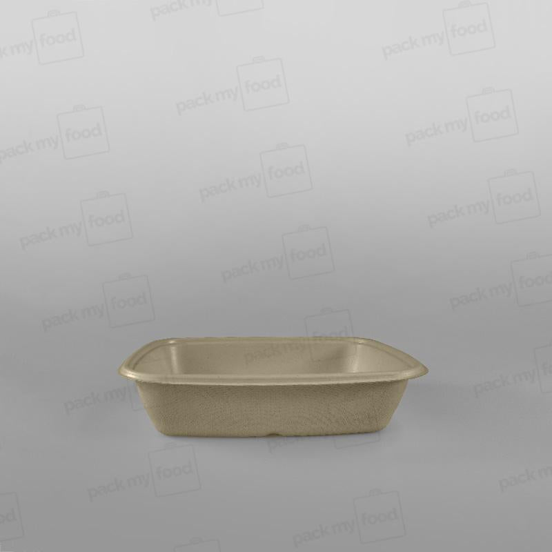 Sabert PLA Lined Rectangular Pulp Tray [PUL48632PLA] [825ml]