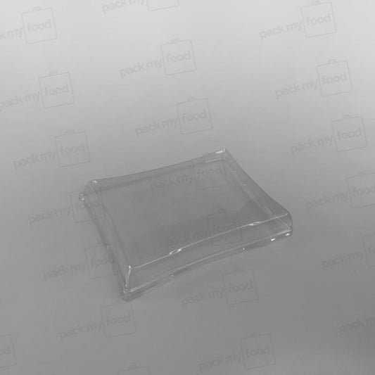 rPET Lid For Sabert Pagoda Rectangular Pulp Tray - 750ml
