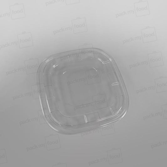 PET Lid For Sabert Square Catering Bowl
