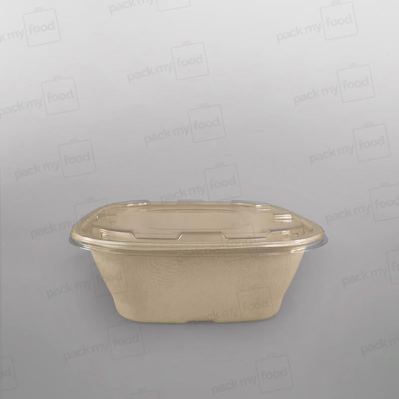 PET Lid For Sabert Square Catering Bowl