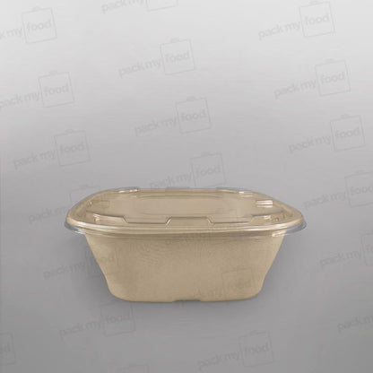 PET Lid For Sabert Square Catering Bowl