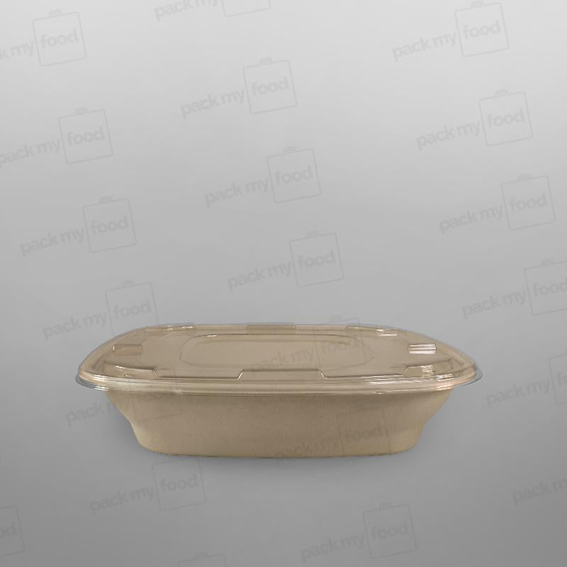 PET Lid For Sabert Square Catering Bowl