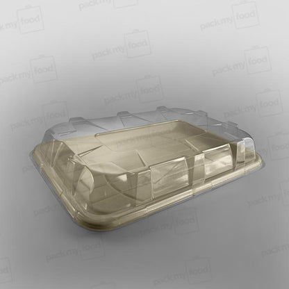 Sabert Domed Lid To Fit Rectangular Pulp Platter