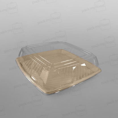 Sabert Domed Lid For Square Pulp Platter - 40x40cm