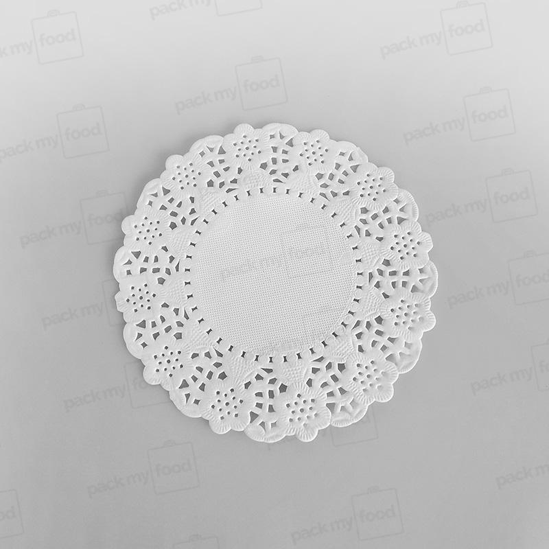 Swantex Paper Round Doily White