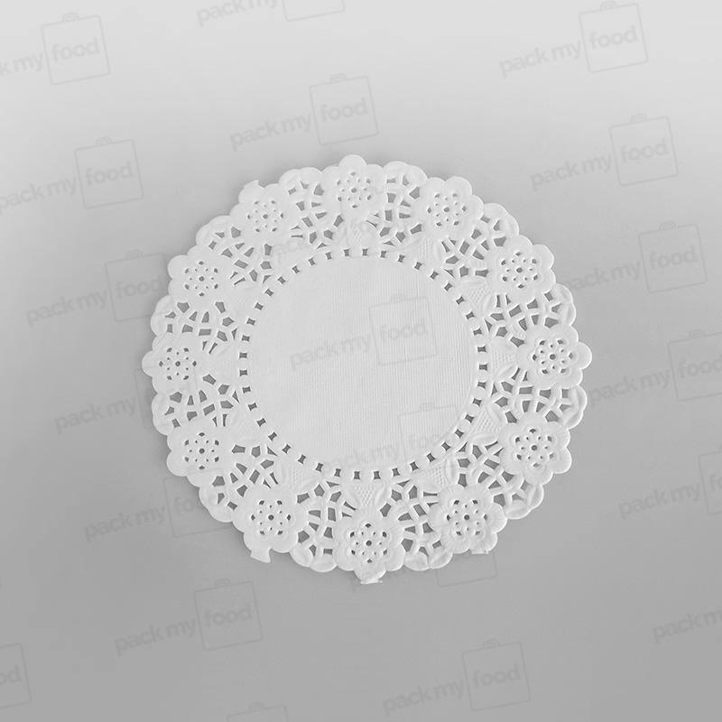 Swantex Paper Round Doily White