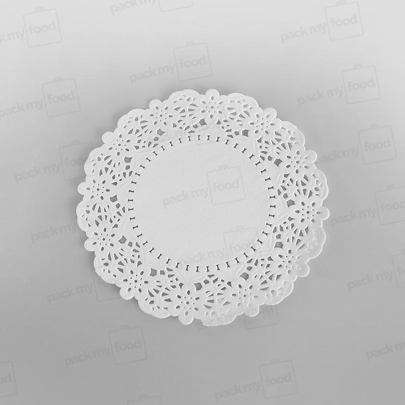 Swantex Paper Round Doily White
